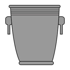 bucket liquor silhouette icon