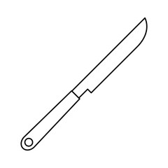 knife cutlery isolated icon