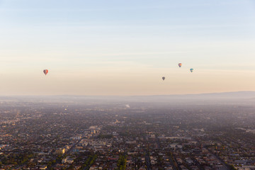 Balloons Floating Gracefully