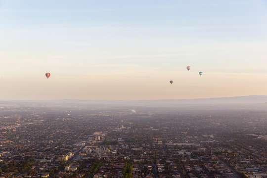Balloons Floating Gracefully