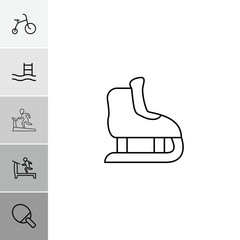 Collection of 6 activity outline icons