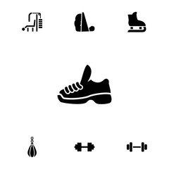 Collection of 7 athletic filled icons