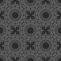 Modern stylish Decorative Cicle Vector Shapes. Floral mandala. Vector illustration
