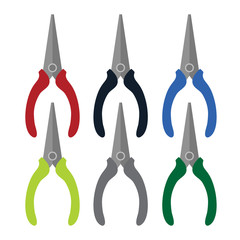 pliers vector collection design