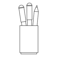 pencil holders office icons