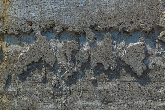 Concrete  wall  textured background under natural light.