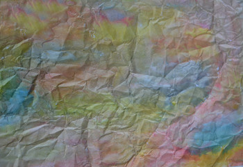 Beautiful brightcolorful watercolor grunge background,pattern, painted hands,origami,art,rumpled paper, abstraction. 