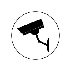 Security camera icon, logo