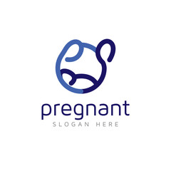 Pregnant logo Logo Design Element. logo Vector Template