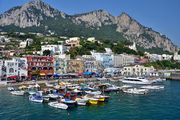 Fototapeta na wymiar Scorcio di Capri - Isola di Capri