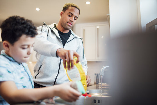 Washing The Dishes With Dad