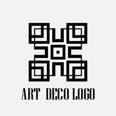 Art deco logo
