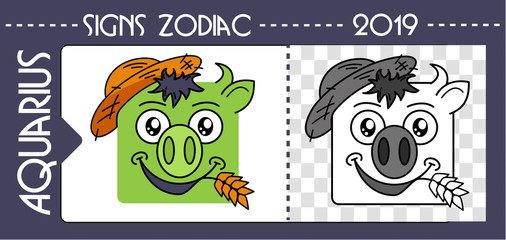 black pig taurus zodiac