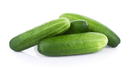 Cucumber isolated on the white background
