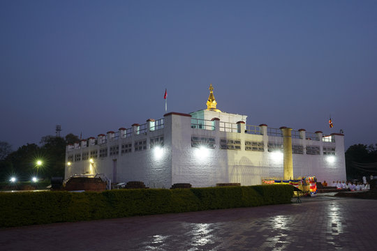 Maya Devi Temple in Lumbini, Nepal. It is the birthplace of Buddha Siddhartha Gautama.