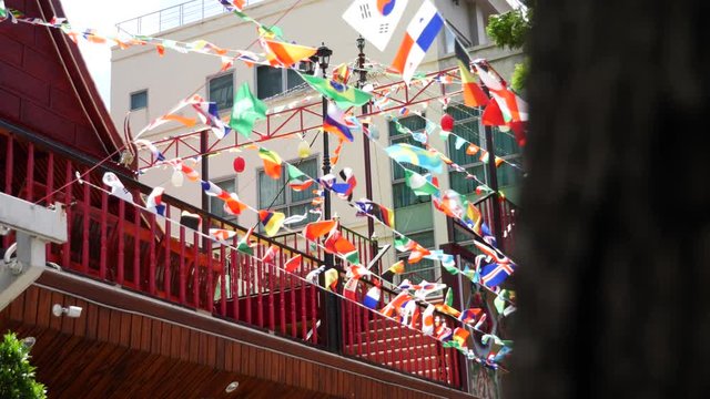 "Flags", Bangkok, Thailand