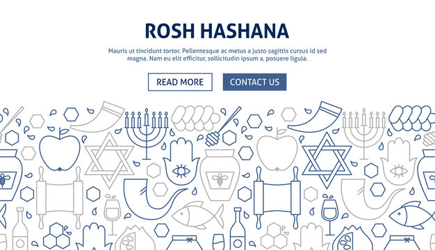Rosh Hashana Banner Design
