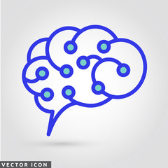 Circuit Brain Logo/Icon