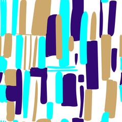 seamless geometric pattern, on white background. isometry, design Wallpaper print on fabric. abstract, vector illustration. blue, purple, gold