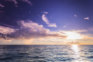 seascape sea horizon and sky.