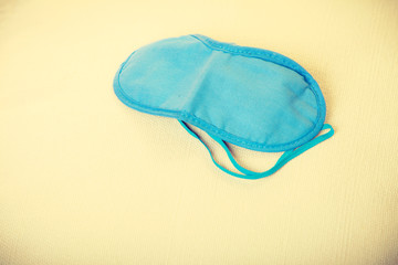 Blue eye mask for better sleeping