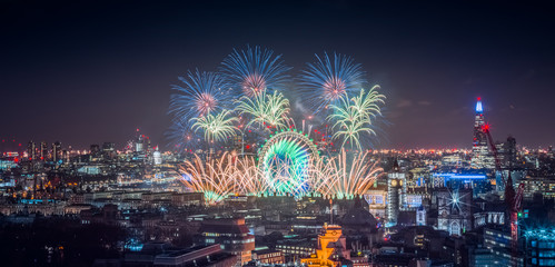 Naklejka premium Happy New Year