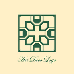 Art deco logo