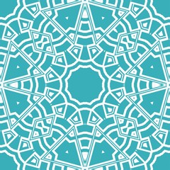 Unique, abstract geometric pattern. Seamless vector illustration. For design, wallpaper, happy background