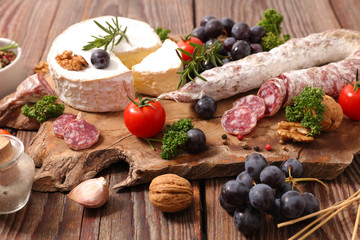 salami and cheese