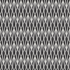 Fototapeta premium Geometric Diamond Vector Seamless Pattern. Abstract Art Deco Background. Classic Stylish Texture.