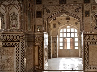 Sheesh Mahal, Amber, Jaipur. India