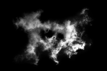 Fototapeta premium White fluffy clouds in the blue sky background