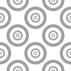 Fototapeta premium Light gray geometric ornament. Seamless pattern
