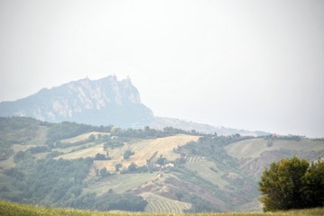 Fototapeta premium italian green countryside