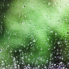 rain drops on glass background