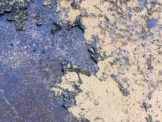 Old cracked paint, rust, scratches abstract texture background