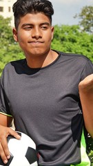 Unhappy Young Hispanic Person