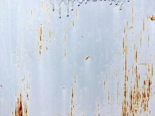 Stains of gray paint, rust, scratches abstract texture background