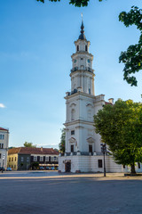 Fototapeta na wymiar Lithuania, Historic town hall building in Kaunas old town center