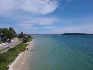 Mackinac Island Lake Michigan Lighthouse