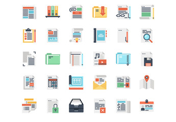 Files and Documents Icons