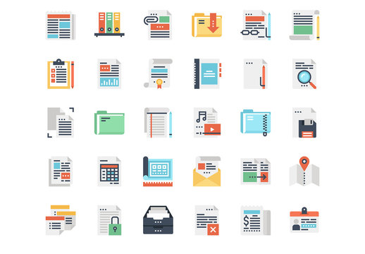 Files and Documents Icons