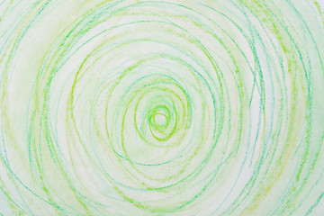 Fototapeta na wymiar crayon circles on paper drawing bacground texture