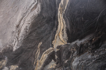 Leather Black Marble