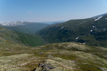 Fototapeta na wymiar Landschaft Aussicht Norwegen