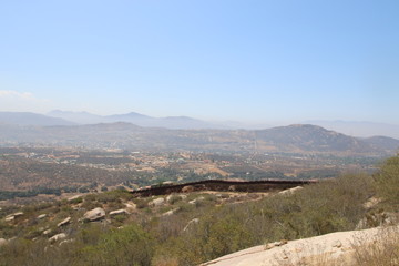 Mexican border wall Tecate