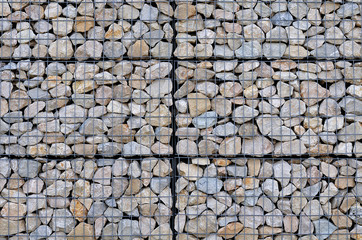 gabion wall background