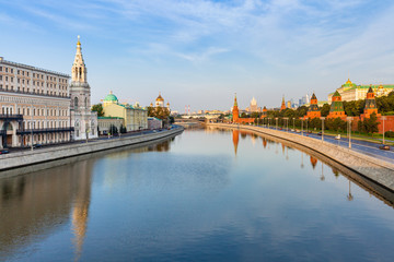 Fototapeta na wymiar Moscow Kremlin in the morning, Russia
