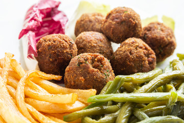 Polpette di manzo e verdure