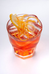 Cocktail of tequila and martini